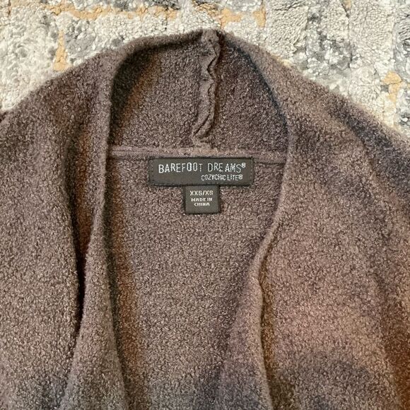 BAREFOOT DREAMS COZY KNIT CARDIGAN! EUC! XXS/XS - Picture 2 of 9